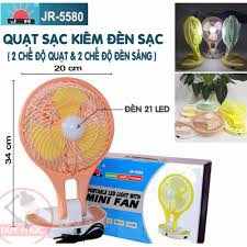 Quạt sạc tích điện Mini Fan JR 5580