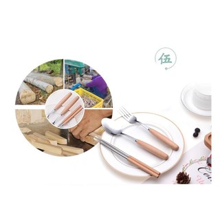 Set 3 cái Muỗng Thìa Và Dĩa Lúa Mạch