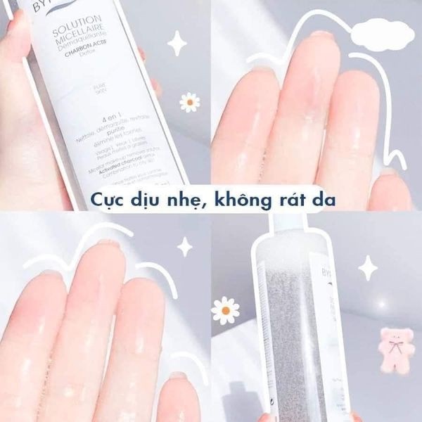 Nước Tẩy Trang BYPHASSE Than Hoạt Tính 500ml
