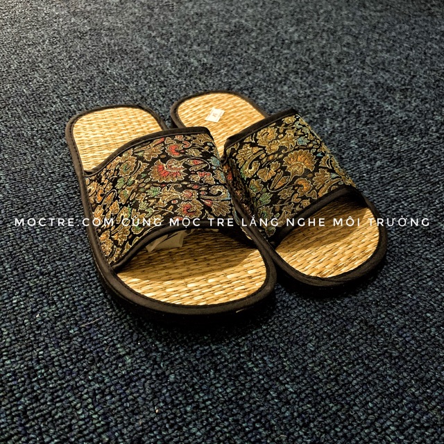 Dép chiếu cói hương quế size 36-44