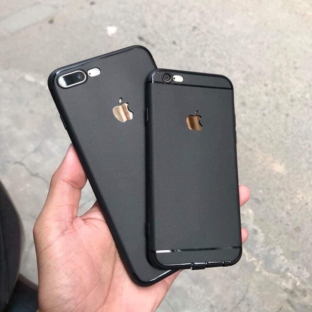 Ốp lưng su đen dẻo iphone 5/6plus/7plus/8plus/ipx/ipxsmax/ip6/6s