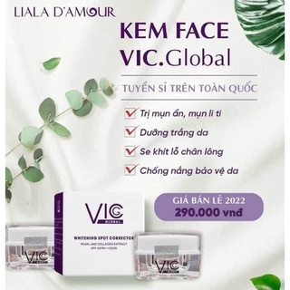 Combo 3 hộp kem dưỡng trắng da vic