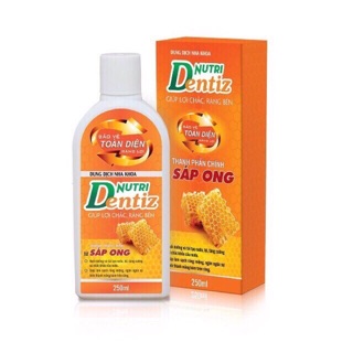 Nước súc miệng NutriDentiz chai 250ml