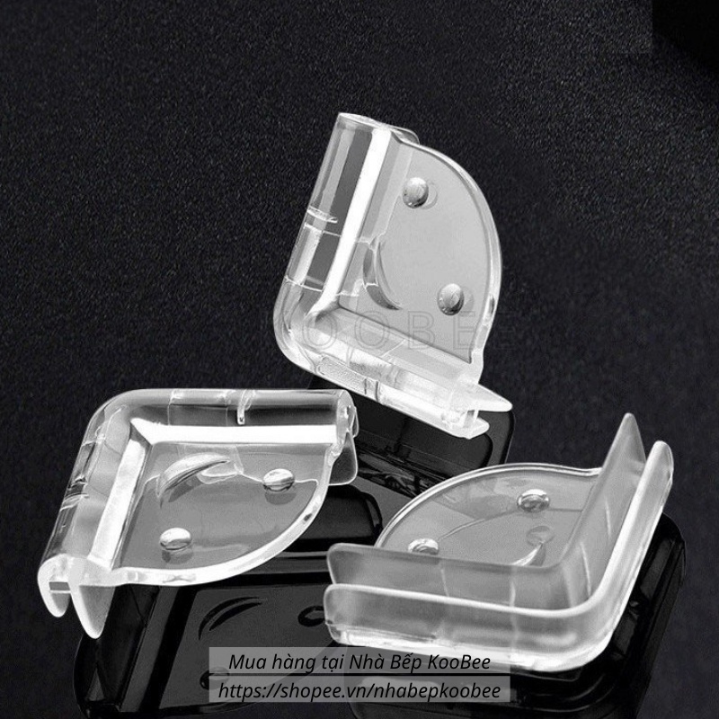 Bịt góc bàn,bịt cạnh bàn silicon cao cấp KooBee - Miếng dán góc bàn, bọc góc kính an toàn cho bé (AT02)