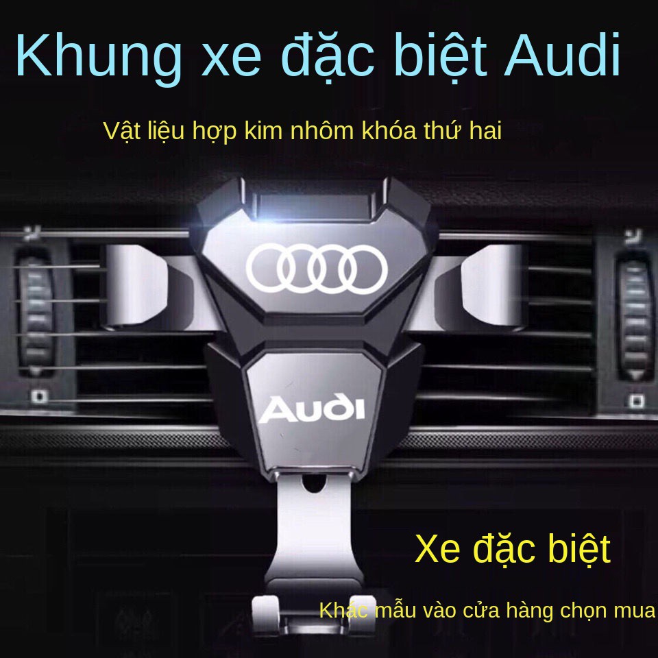 Giá đỡ điện thoại xe Audi Q7L A7 S5 A8 Q3 A3 Q5L A4L A6L hợp kim nhôm