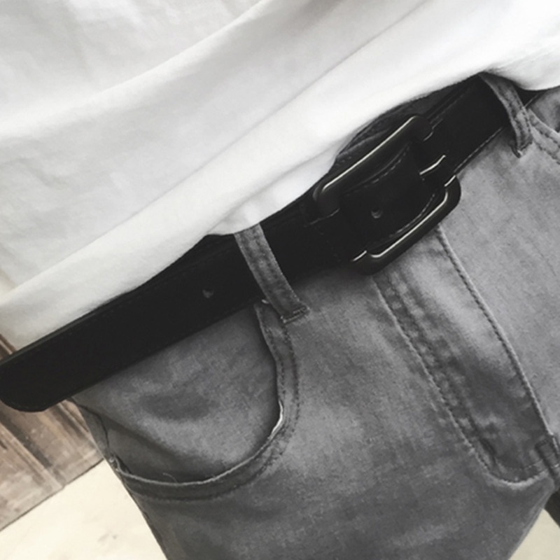 Thắt Lưng Khóa Cài Kiểu Hồng Kông Đơn Giản Đa Năng Thời Trang Cho Nam Và Nữ