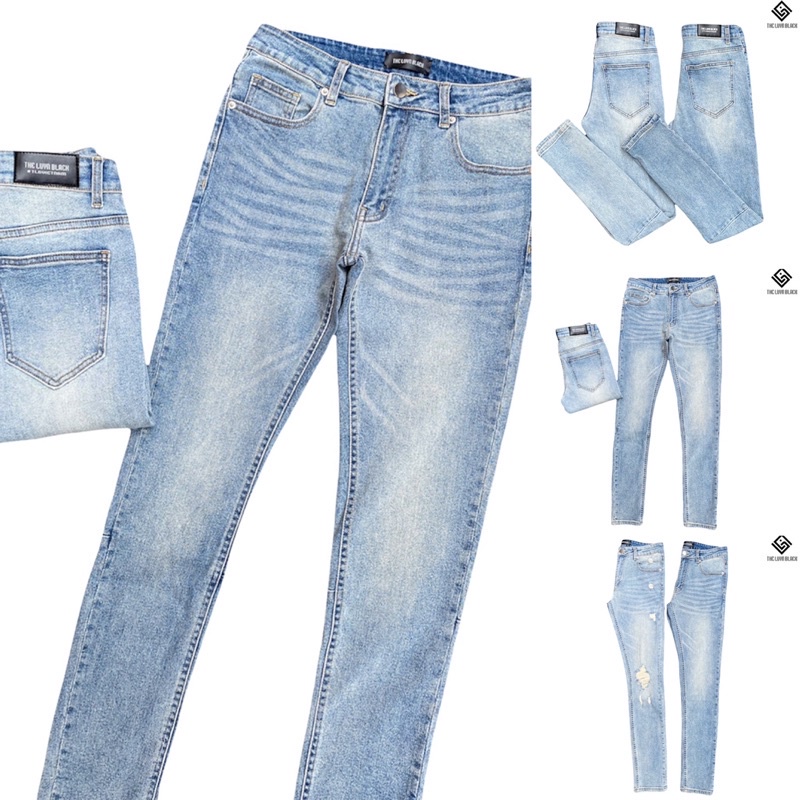 Quần Jeans Nam STREETWEAR Cao Cấp, Quần Bò Trơn, Màu Vintage Không Phai Màu - TLB Vietnam