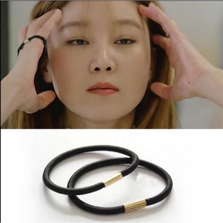 [HÀNG MỚI VỀ] Dây Cột Tóc Màu Đen Đơn Giản Siêu Co Giãn
