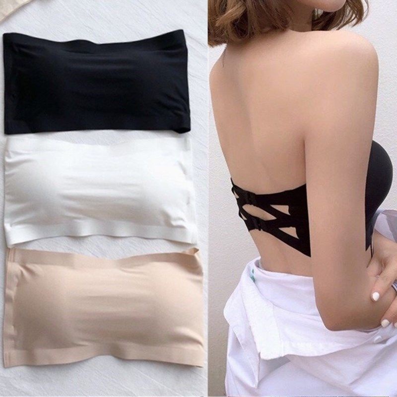 Áo lót nữ áo ngực không dây Áo Lót Ống Không Dây Không Đường May Chống Trượt