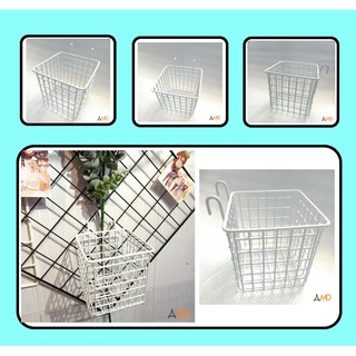 Rổ treo khung lưới mini 10 phủ nhựa PE giá tốt