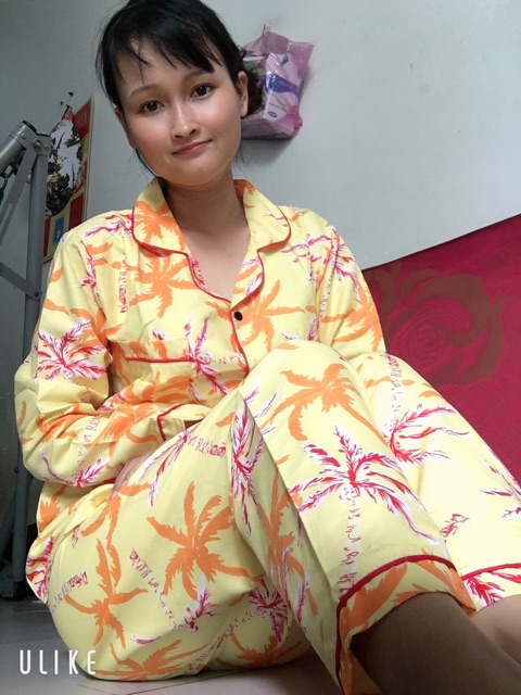 Pijama tay dài quần dài