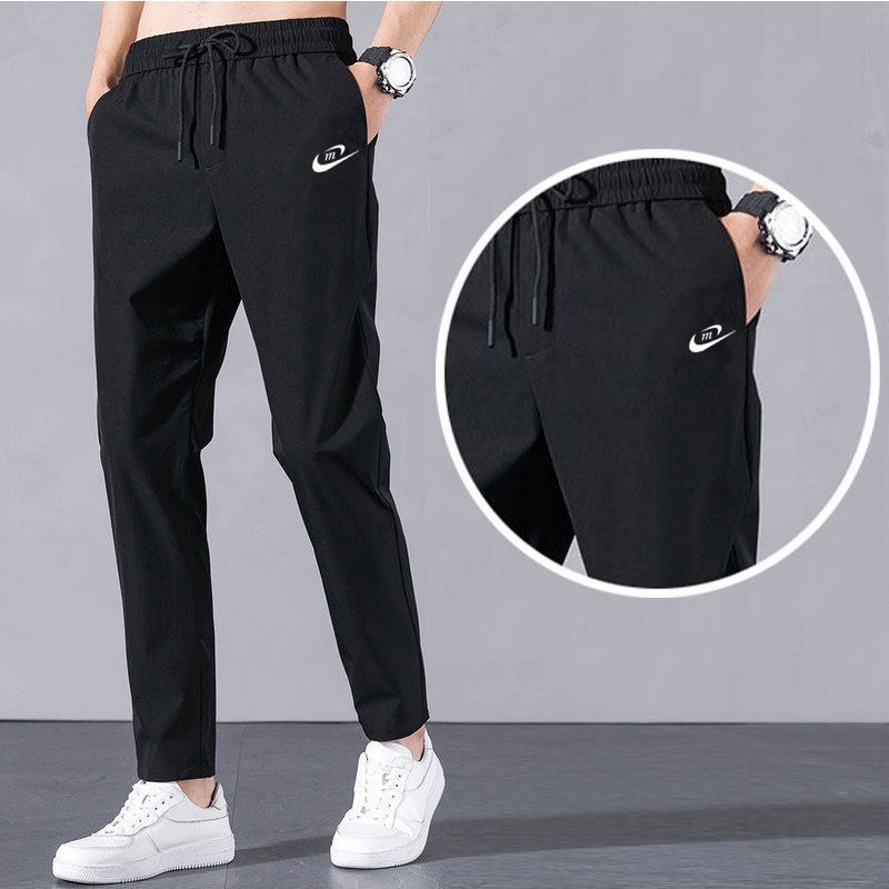 Men's summer thin casual pants  Korean Straight Loose Track Pants