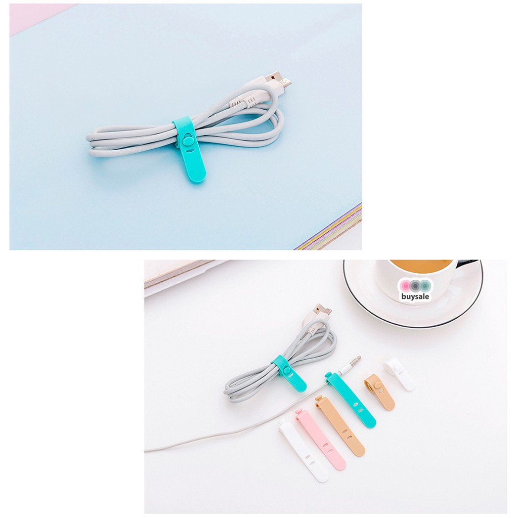 Dây silicone quấn tai nghe, dây cáp sạc chống rối chống gãy