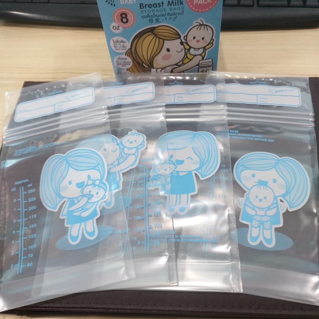 Bán lẻ túi trữ sữa đựng sữa Sunmum Thái Lan