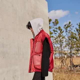 Áo khoác phao gile hoodie AK1201