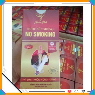 [BÁN LẼ GIÁ SỈ] NƯỚC SÚC MIỆNG CAI THUỐC LÁ NOSMOKING (Quét mã vạch kiểm tra hàng chính hãng) .