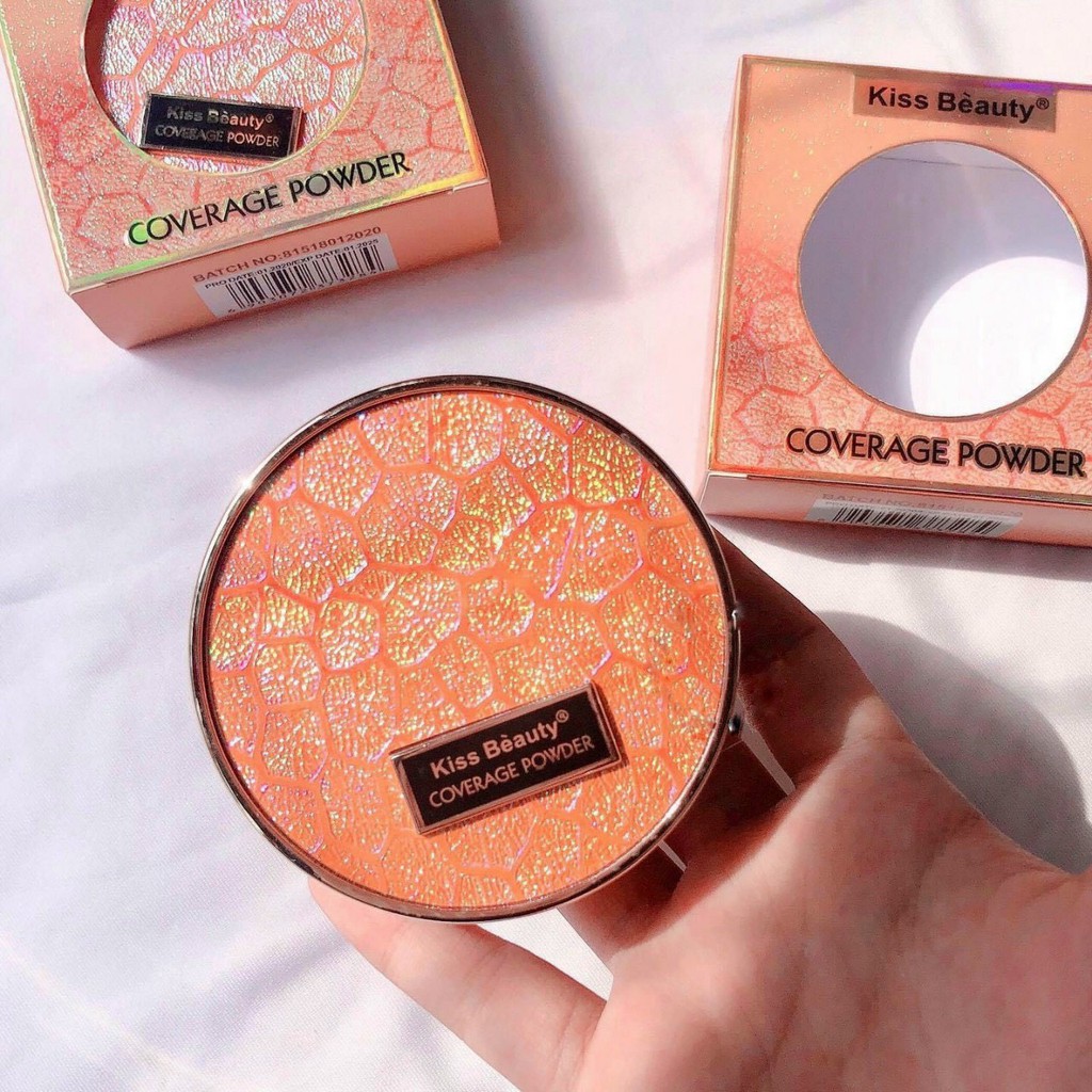 Phấn nén 2 tầng Kiss Beauty Coverage Powder | BigBuy360 - bigbuy360.vn