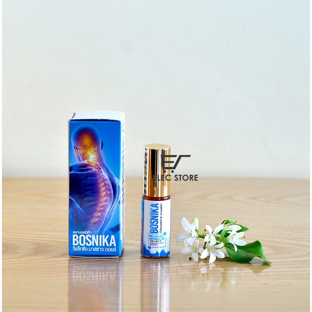 Hộp 18 chai dầu xoa bóp Bosnika (Mỗi chai 3ml)