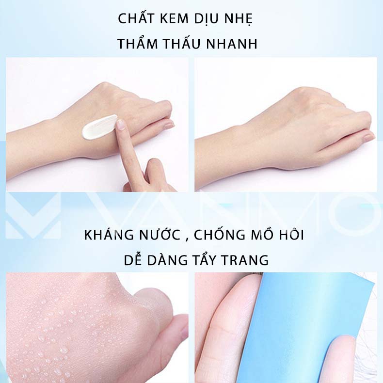 Kem Chống Nắng NICOR SPF50+ 60g Bảo Vệ Da Chống Tia Cực Tím An Toàn Tuyệt Đối Cho Da