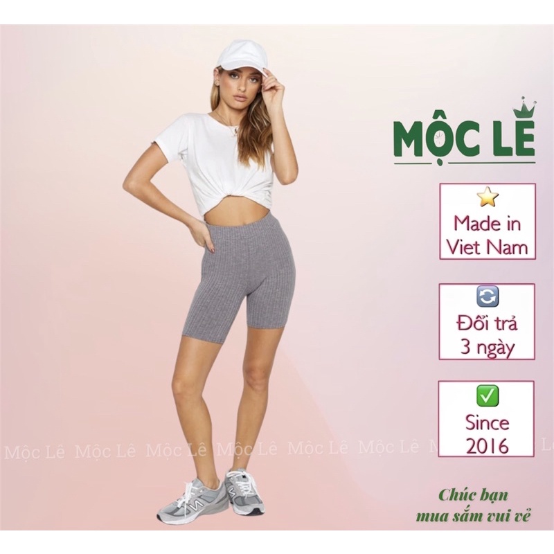 (40-70kg) Quần kẻ sọc thun biker shorts, quần legging, quần ngố f21 vnxk kẻ sọc