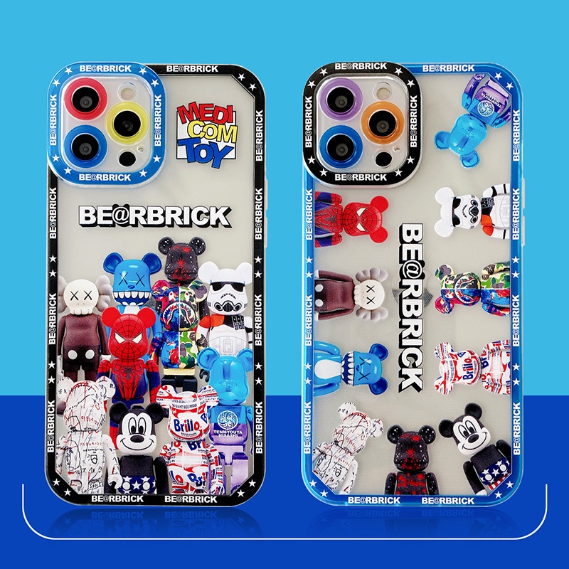 Ốp Điện Thoại Trong Suốt In Hình Hoạt Hình Cho Iphone 12 Pro Max 7 8 Plus Se 2020 11 Pro Max X Xr Xs Max
