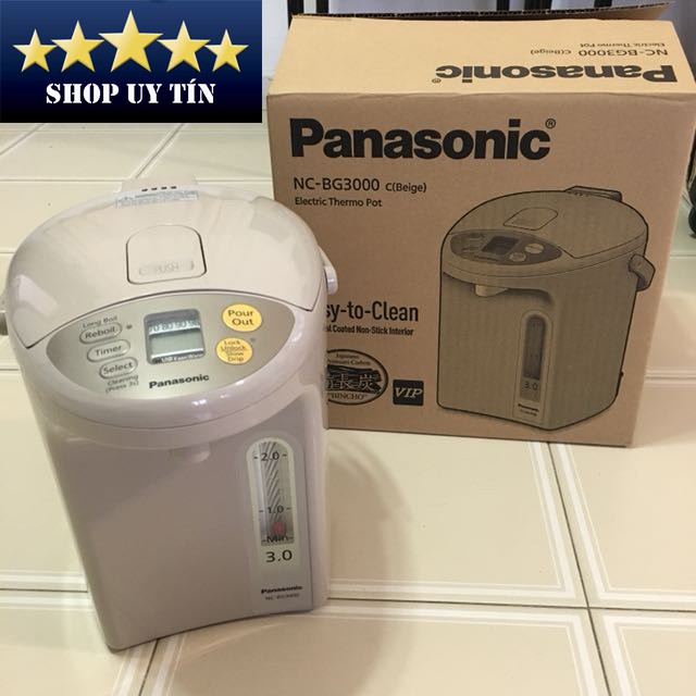 Bình thủy điện Panasonic PABT-NC-BG3000CSY 3L - Hàng chính hãng