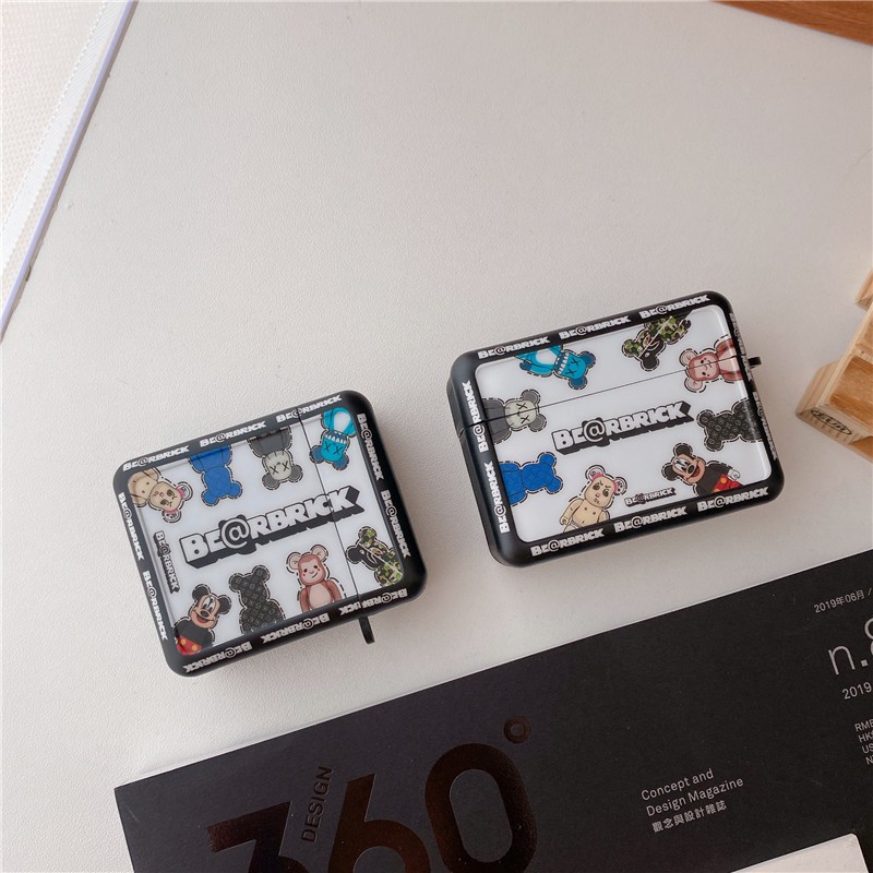 Vỏ Hình Chú Gấu Xinh Xắn Bảo Vệ Hộp Sạc Tai Nghe Airpods 1/2