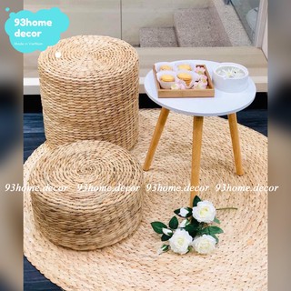 (Hàng dày không lún) Đôn bèo, đôn lục bình để ngồi, decor, trang trí, ghế tròn trang điểm