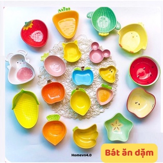 Bát Ăn Dặm Cho Bé Gốm Sứ Chén Ăn Dặm Kiểu Nhật Hình Ngộ Nghĩnh Giúp Bé Ăn Ngon Miệng