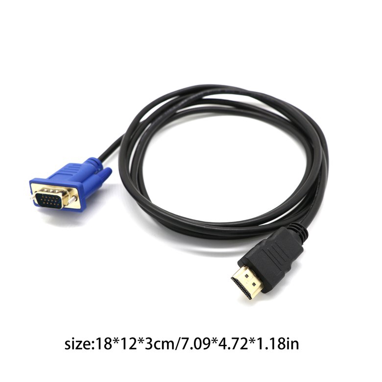 Dây cáp chuyển đổi hình ảnh PK HDMI sang VGA D-SUB cho máy tính TV HD