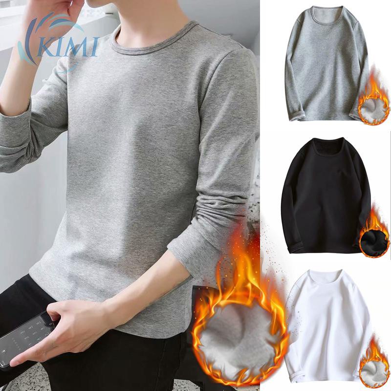 Mens Autumn Winter Warm Sweater Long Sleeve Round Tops Turtleneck Slim Jumper