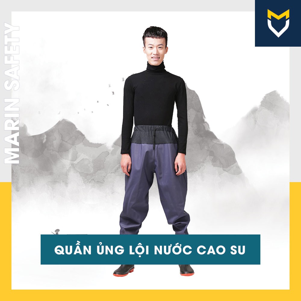 Ủng lội nước, quần lội nước ngang bụng chống thấm nước