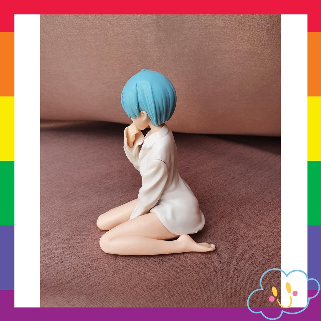 Mô Hình Rem Mặc Áo Sơ Mi Figure Re: Zero Mô Hình Không Hộp