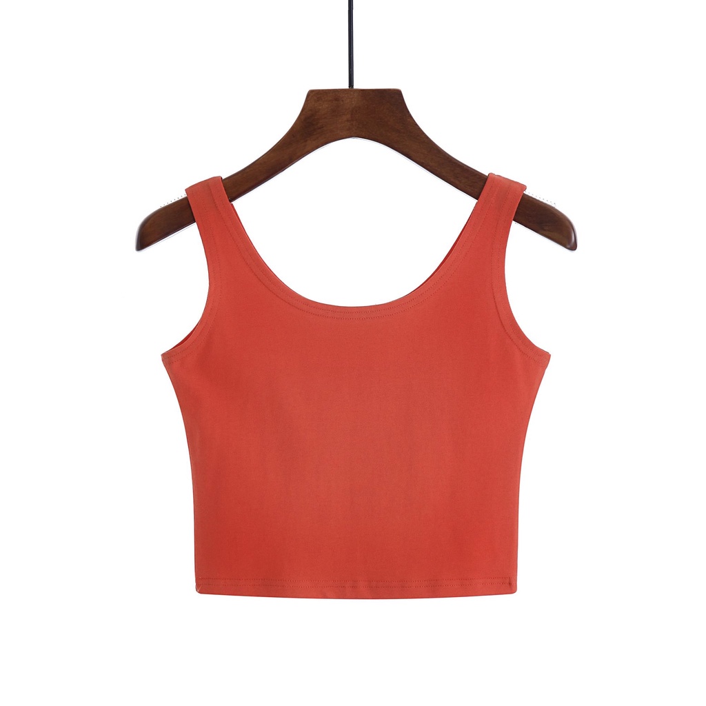 Áo ba lỗ, croptop nữ ôm body tank top vải cotton co giãn,mềm mại