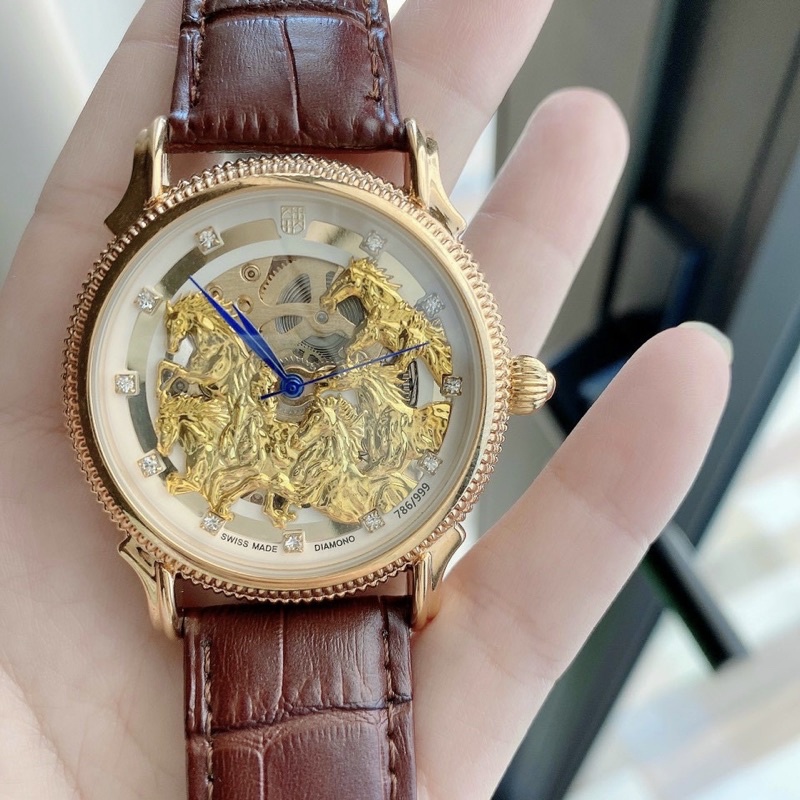 Đồng hồ cơ nam picter style dây da Mặt Ngựa phi-Chạy tự động siêu bền bỉ như những chú ngựa hướng tới thành công | BigBuy360 - bigbuy360.vn