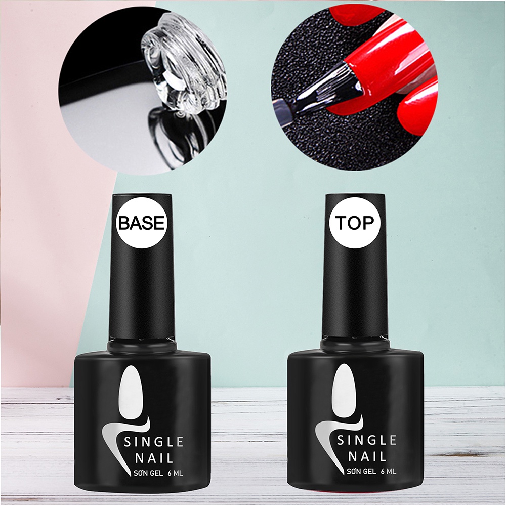 Bộ sơn gel 48 màu sơn gel sáng bóng sơn single nail  sơn móng tay đẹp bảng màu hiện đại Tặng kèm sơn Top base Tặng gift