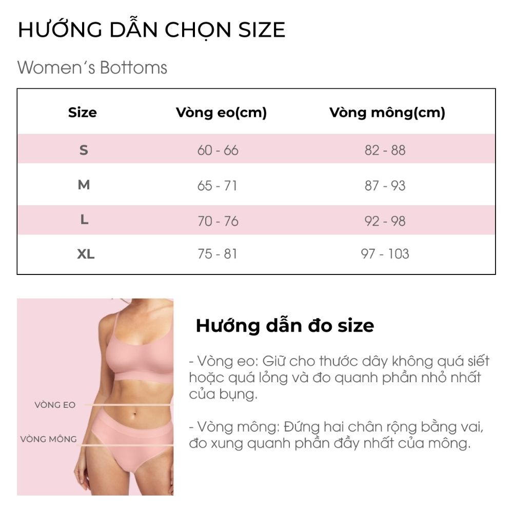 Quần Lót Nữ Jockey Dáng Bikini Thun Cotton Bamboo Mềm Mịn Êm Ái - JULB0432