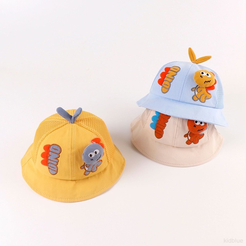 Nón Tai Bèo Phối Lưới Thoáng Khí Họa Tiết Hoạt Hình Dễ Thương Cho Bé