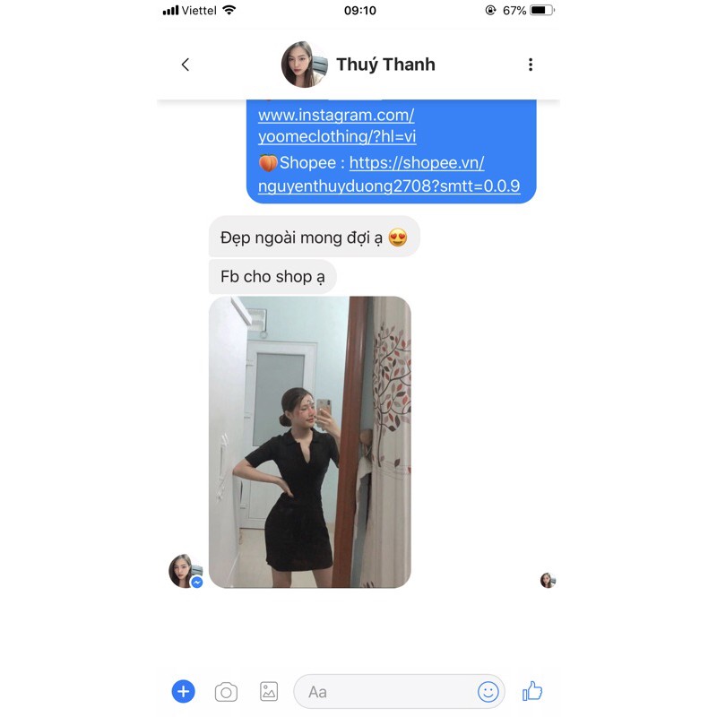 Váy body len dệt kim cổ bẻ tay cộc chất co giãn thoải mái cho nữ Yoomeclothing [ẢNH THẬT TẠI SHOP] | BigBuy360 - bigbuy360.vn