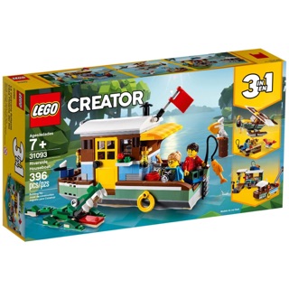 Lego Creator 31093 - Riverside Houseboat - Bộ xếp hình Lego tàu thuỷ