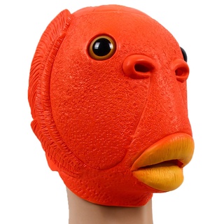   3 MÀU  Mặt Nạ Trùm đầu Hóa Trang Quái Vật đầu Cá Màu Xanh Lá Phù mặt nạ ếch xanh hacker 