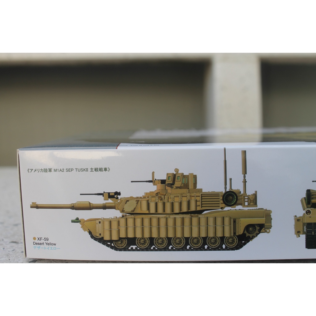 MÔ HÌNH KITS QUÂN SỰ - M1A2 SEP TUSK II ABRAMS - TỶ LỆ 1/72 - TIGER MODEL