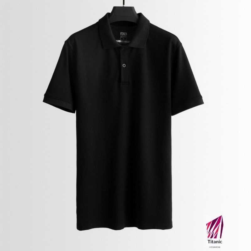 Áo polo thun trơn basic cổ bẻ chất cotton cá sấu mềm mịn thoáng mát