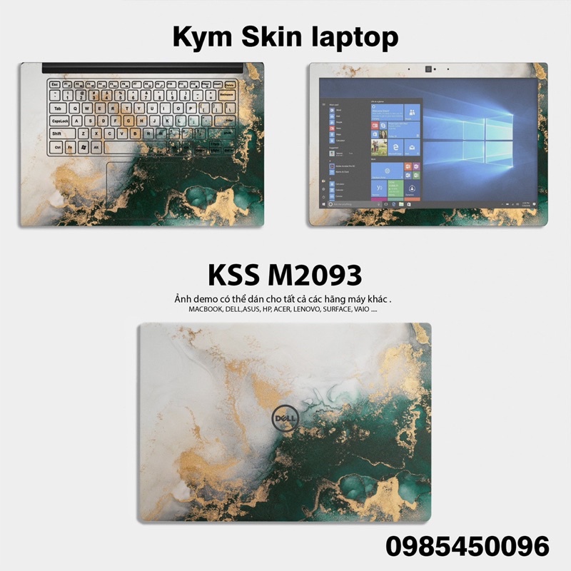 Skin Laptop Vân Đá - Dán Laptop Cắt Sẵn Theo Từng Kích Thước Máy