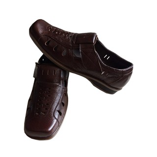 Giày rọ nam da bò cao cấp Trường hải GR102