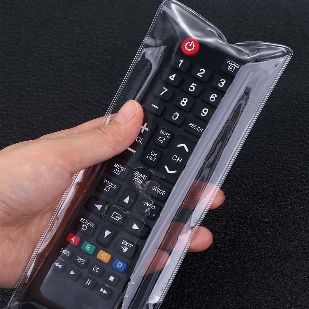 Vỏ Bọc Điều Khiển Từ Xa TV / Máy Lạnh Bằng PVC Trong Suốt Kích Thước 8x28cm