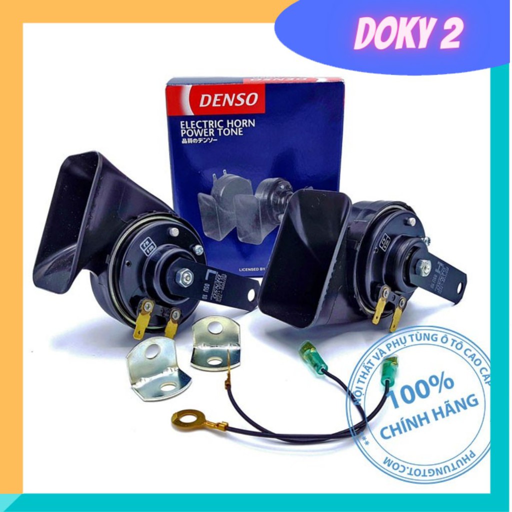 CÒI DENSO 12V 🏍 CÒI SÊN CHỐNG DÍNH NƯỚC CHO Ô TÔ, XE MÁY - CSDS