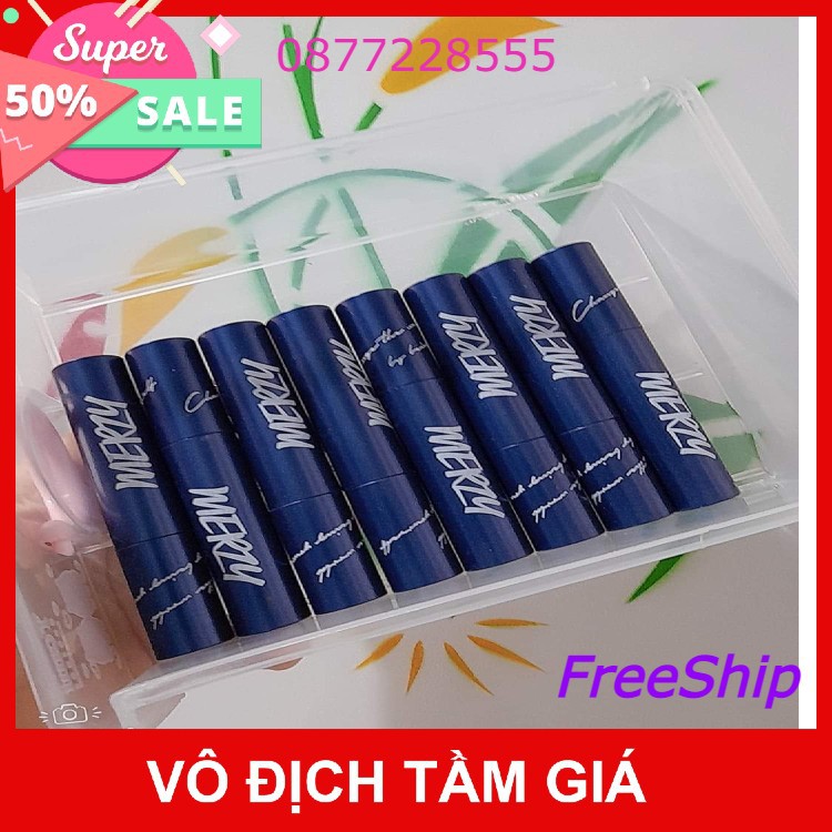 [NEW.V6 .SẴN HÀNG]Son Kem Lì Merzy First Velvet Tint Vỏ Xanh-Đỏ (Đủ Màu) | BigBuy360 - bigbuy360.vn