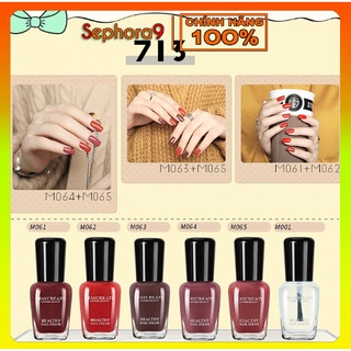 Set 6 lọ sơn móng tay màu cực xinh Maycreate Nail