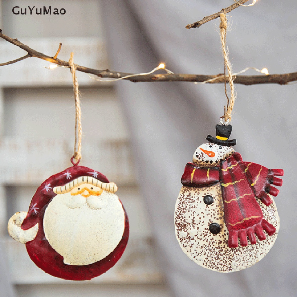 Ông Già Noel / Người Tuyết / Thiên Thần Bằng Sắt Treo Trang Trí Giáng Sinh   Prta